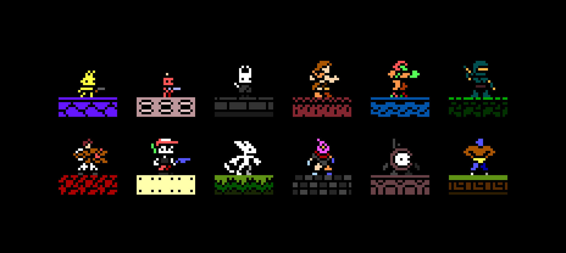 Metroidvania Protagonists x Dewdrop Dynasty